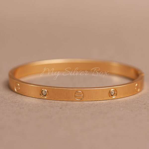 Cartier Design Gold plated Bangle