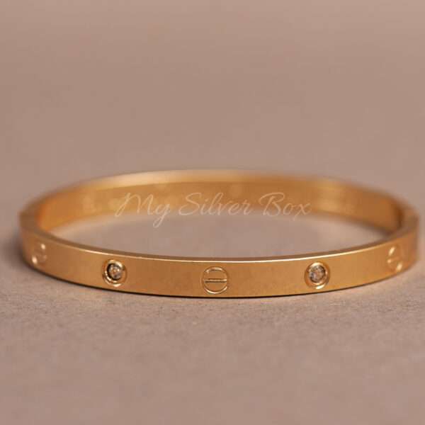 Cartier Design Gold plated Bangle - Image 6