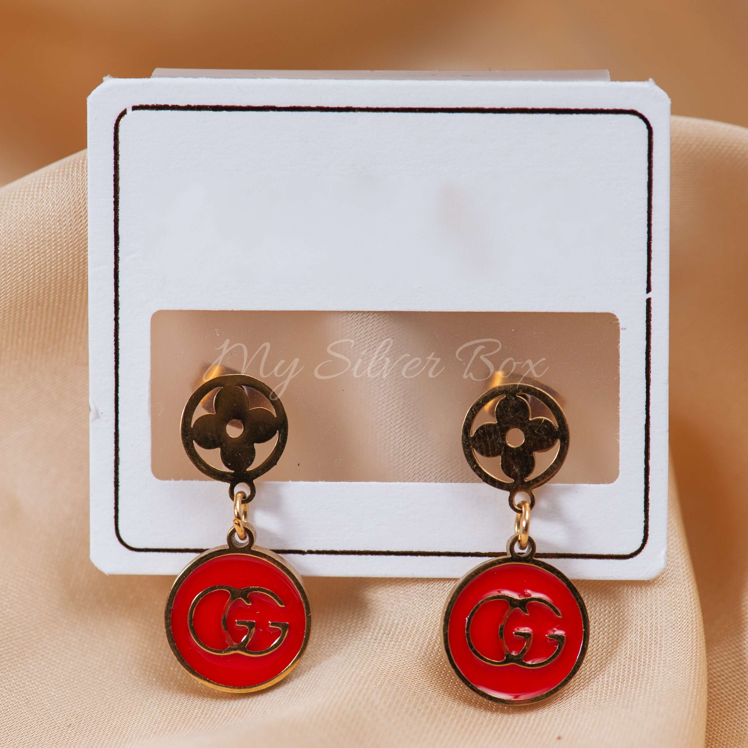 Gucci Red Earrings