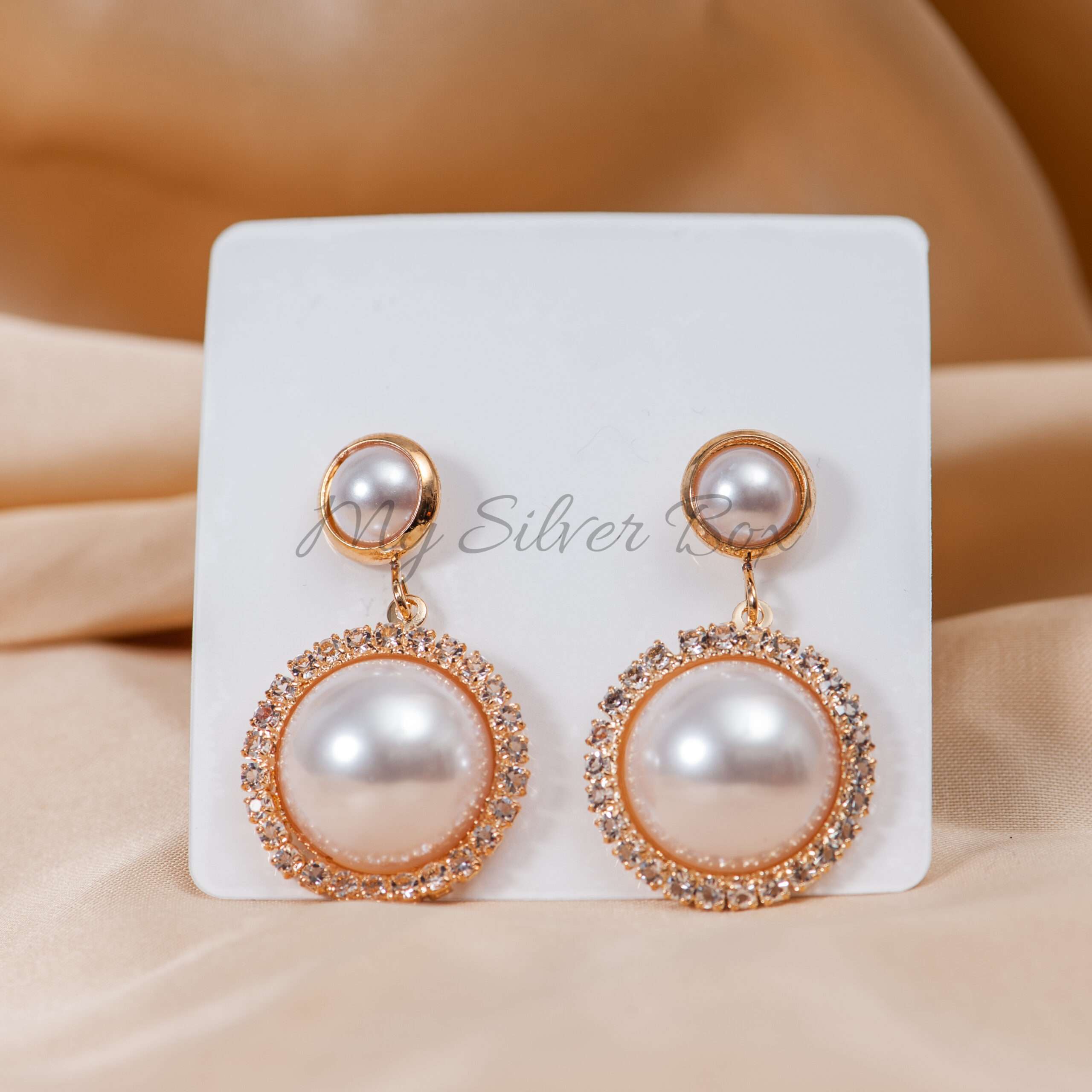 Pearl Gold Earrings
