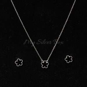 Clover Flower Set (SILVER)