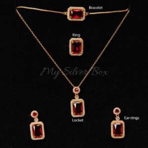Red Zircon Golden Set
