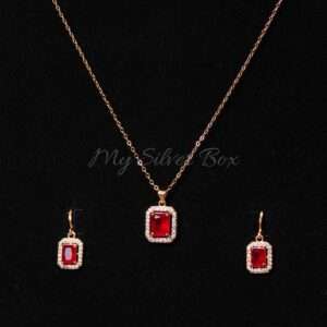 Golden & Zircon Set
