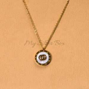 Gucci Locket with Logo on White center